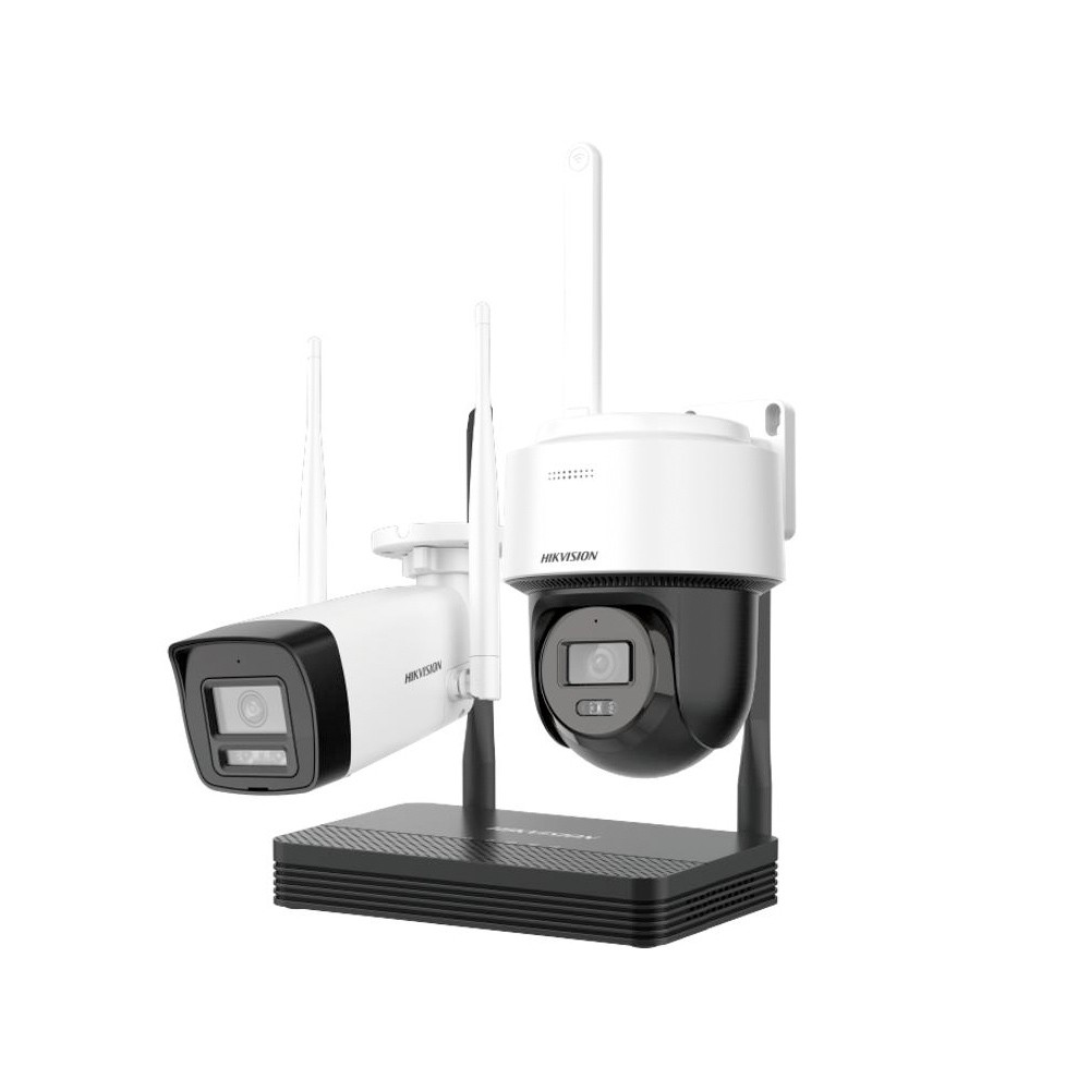 KIT NVS + Cámara + PT 4MP WiFi IR30M NKS424W03H Hikvision